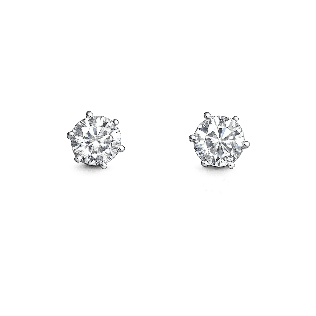 Classic Diamond Stud Earrings