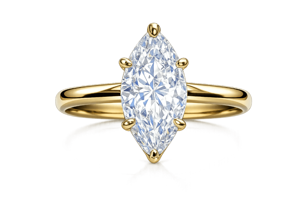 Solitaire Marquise Ring