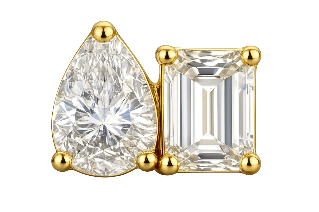 Toi et Moi Diamond Studs